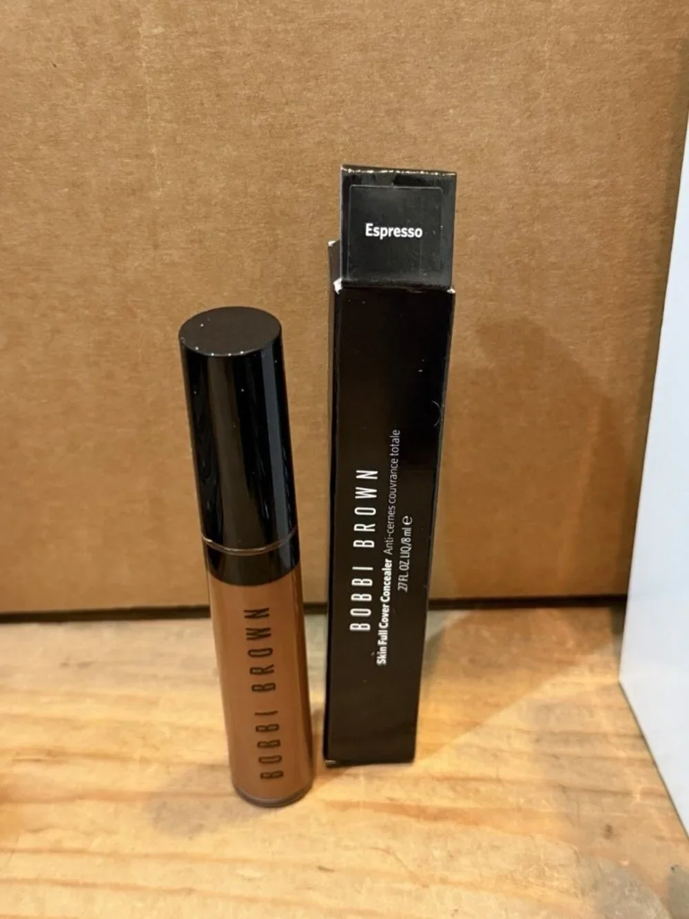 Bobbi Brown Skin Full Cover Concealer ESPRESSO .27 oz Full Size New W/ Box